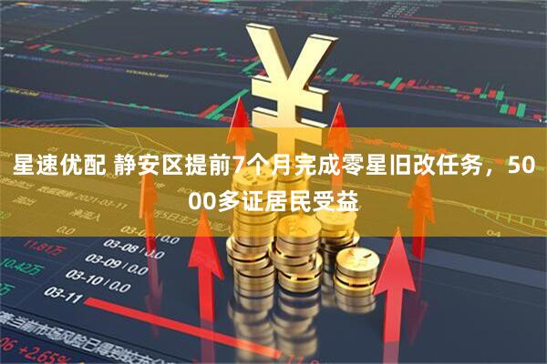 星速优配 静安区提前7个月完成零星旧改任务，5000多证居民受益