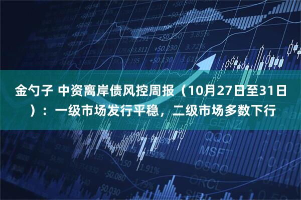 金勺子 中资离岸债风控周报（10月27日至31日 ）：一级市场发行平稳，二级市场多数下行
